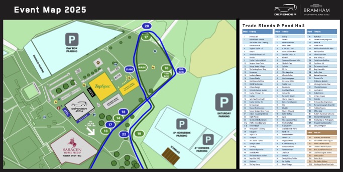 Defender Bramham Horse Trials Tradestand Map 2025 Defender Bramham Horse Trials Tradestand Map 2025